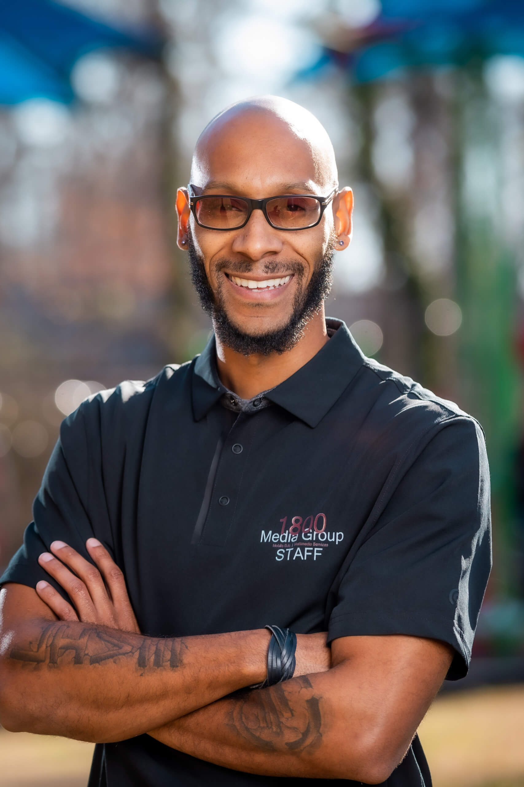 Estebon Watson, aka Three, Smiling Headshot