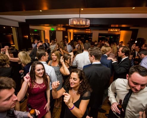 A Group of People in Formals Dancing One